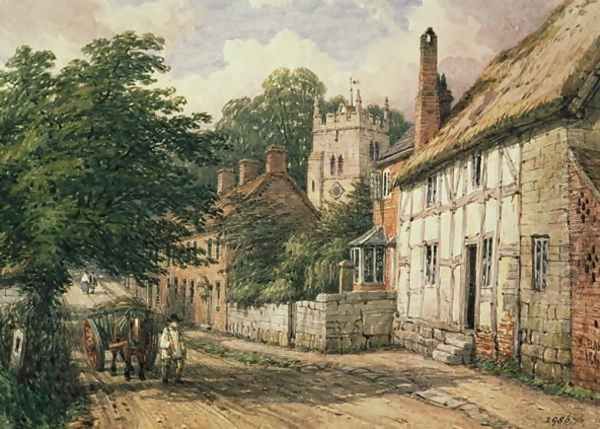 Cubbington, Warwickshire Oil Painting by Hendrikus van den Sande Bakhuyzen