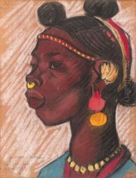 Sonrai Woman, Tombouctou by Marcelle Ackein