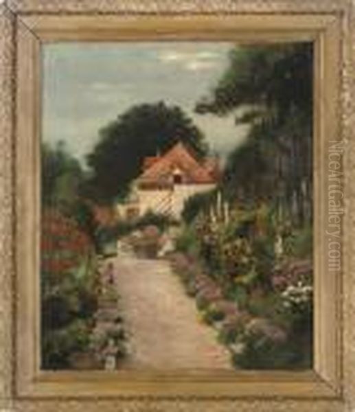 The Garden Path Oil Painting by Patrick William Adam