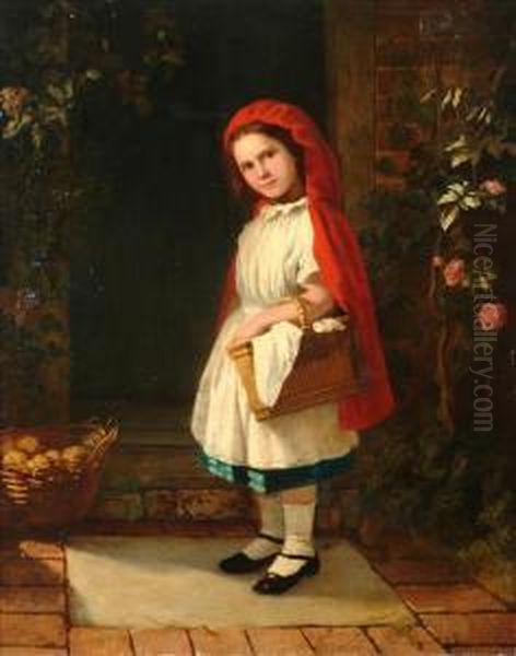 Little Red Riding Hood Oil Painting by Patrick William Adam