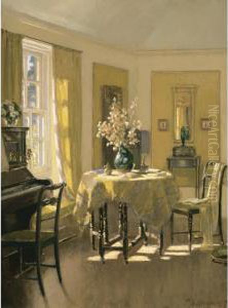 The Study, Ardilea, North Berwick Oil Painting by Patrick William Adam