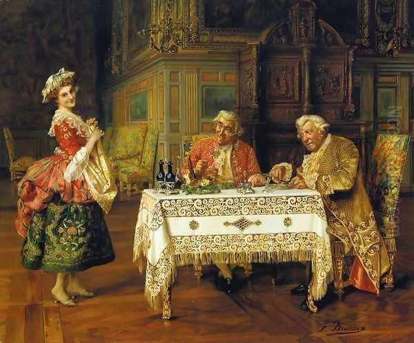 The New Servant Oil Painting by Francois Brunery