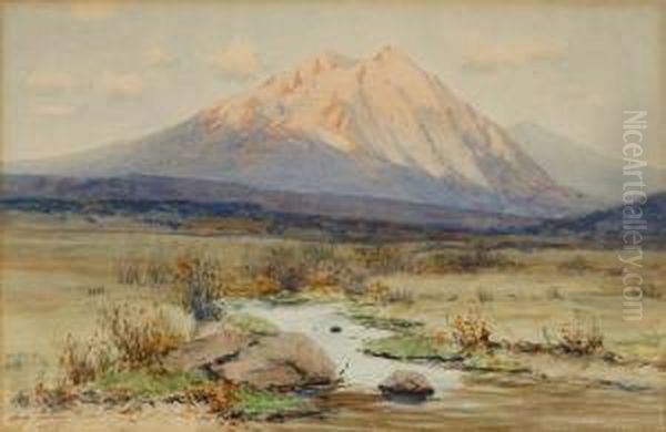 Sunrise Light On Mt. Sopris Colo. Oil Painting by Charles Partridge Adams