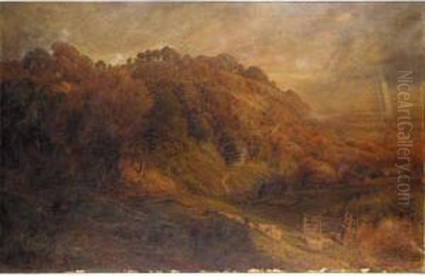 A Rainbow At Night Is The Shepherd's Delight Oil Painting by John Clayton Adams