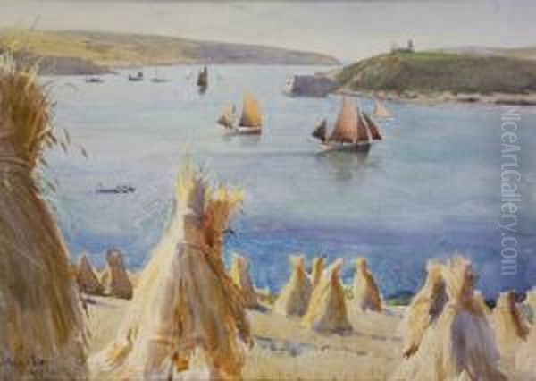 Kinsale, Co Cork Oil Painting by Joseph Poole Addey