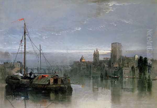 View of Cologne Oil Painting by Henry Bright