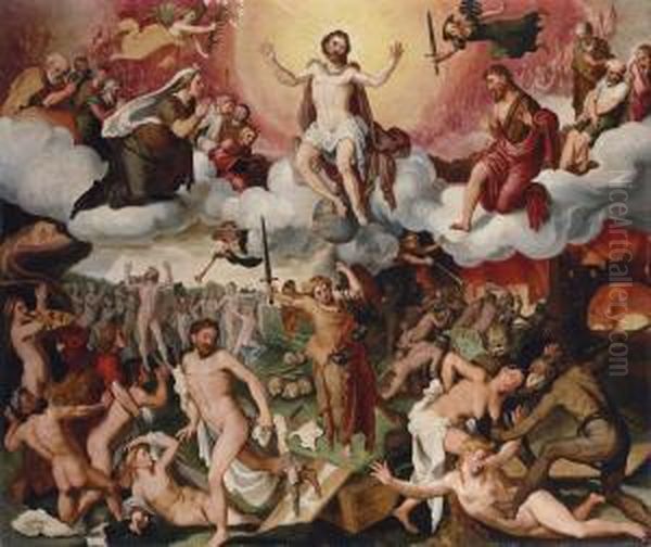 The Last Judgment Oil Painting by Pieter Aertsen