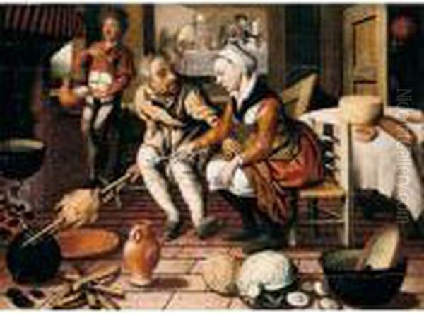 - Oil Painting by Pieter Aertsen