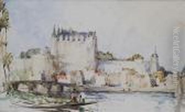 The Chateauamboise Oil Painting by Andrew F. Affleck