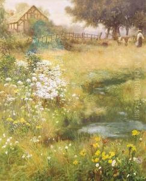 Summer Time Oil Painting by William Affleck