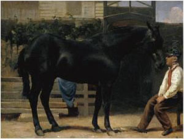 The Midday Rest Oil Painting by Jacques Laurent Agasse