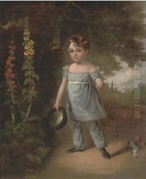 Portrait Of A Young Boy Oil Painting by Jacques Laurent Agasse