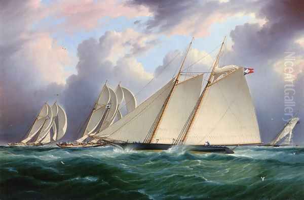 Yacht 'Orion' Oil Painting by James E. Buttersworth