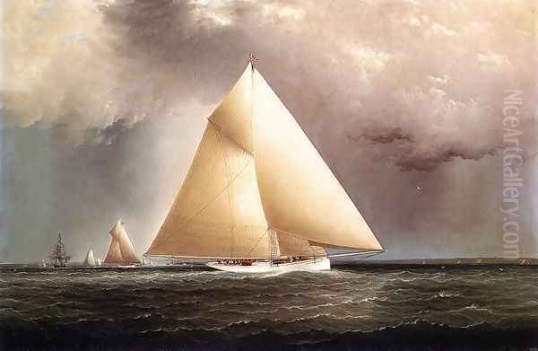 The Sloop 'Galatea' Oil Painting by James E. Buttersworth