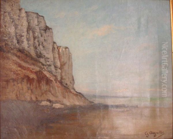 Falaises Oil Painting by Georgette Agutte