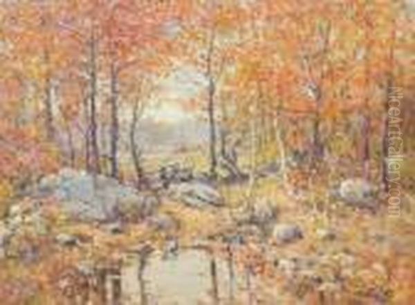 Landscape Oil Painting by Henry Hammond Ahl