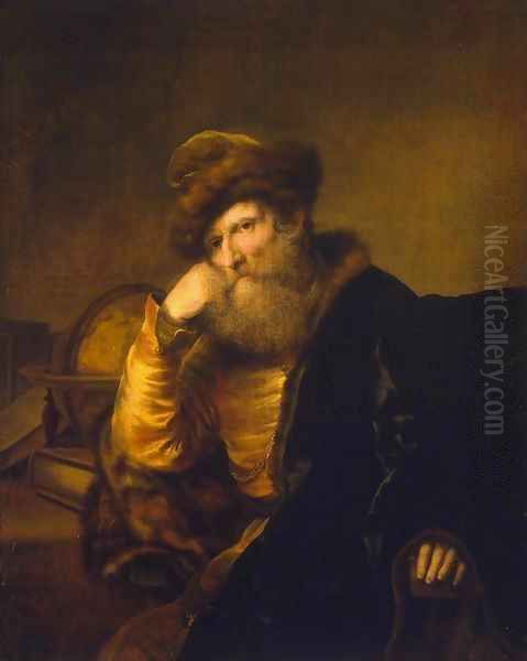 Portrait of a Scholar Oil Painting by Ferdinand Bol