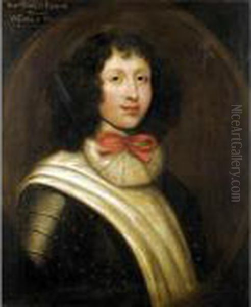 Portrait Of The Honourable Charles Fleming, Later 7 Th Earl Of Wigton (1675-1747) Oil Painting by William Aikman