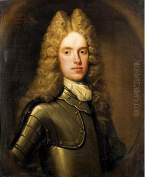 Portrait Of William, Son Of John, 8 Th Lord Elphinstone (d.1715) Oil Painting by William Aikman