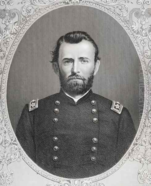 Portrait of Ulysses S. Grant Oil Painting by Mathew Brady