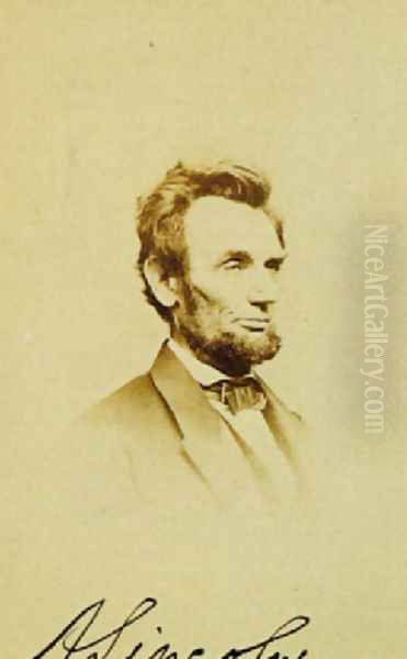 Abraham Lincoln 1864 Oil Painting by Mathew Brady