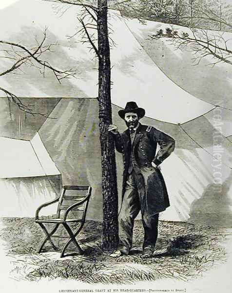 Lieutenant General Ulysses S. Grant, at his Head-Quarters Oil Painting by Mathew Brady