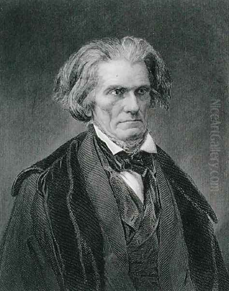 John Caldwell Calhoun Oil Painting by Mathew Brady