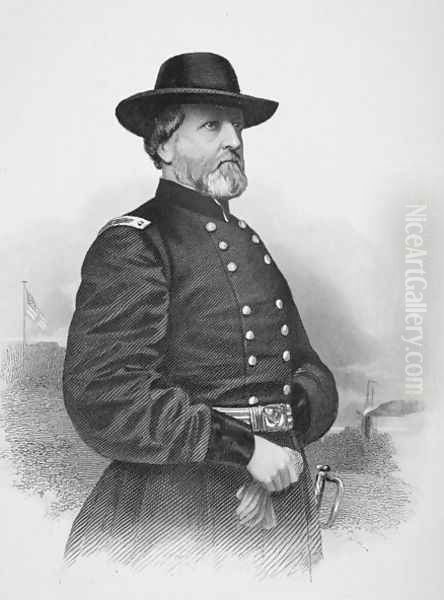 Portrait of General George Henry Thomas Oil Painting by Mathew Brady