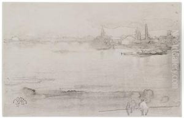 Early Morning Oil Painting by James Abbott McNeill Whistler