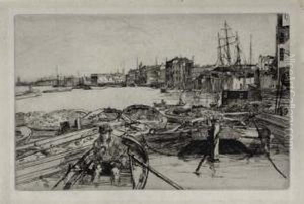 Limehouse Oil Painting by James Abbott McNeill Whistler