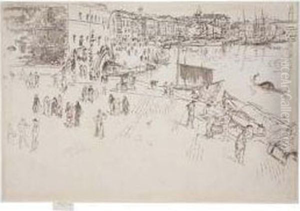 Untitled Oil Painting by James Abbott McNeill Whistler