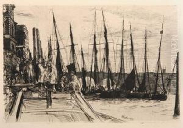 Untitled Oil Painting by James Abbott McNeill Whistler