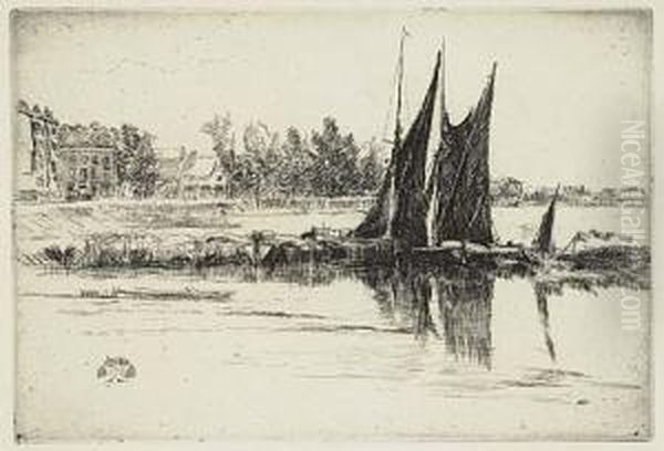 Hurlingham Oil Painting by James Abbott McNeill Whistler