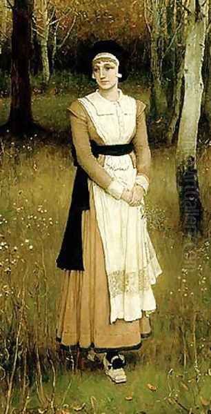 Rose Standish 1891 Oil Painting by George Henry Boughton