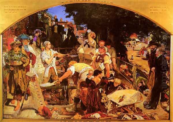 Work Oil Painting by Ford Madox Brown