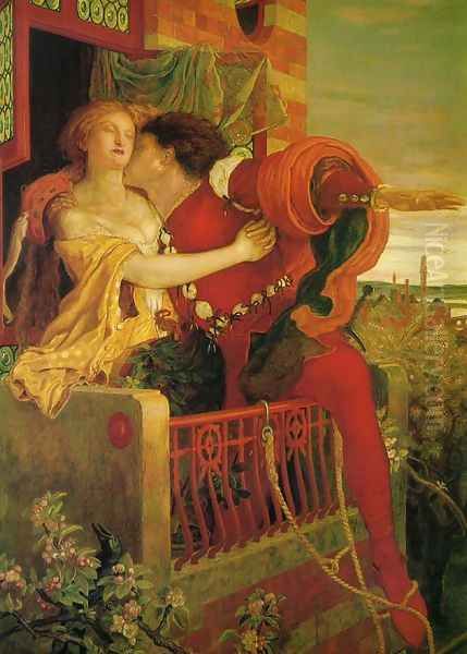 Romeo and juliet brown Oil Painting by Ford Madox Brown