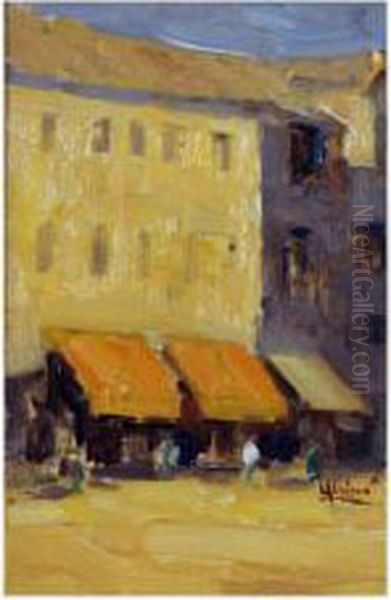 Mercato Oil Painting by Luca Albino