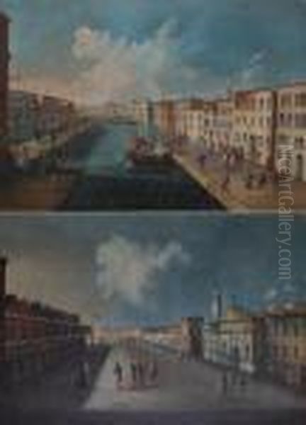 Scorci Di Venezia Oil Painting by Francesco Albotto