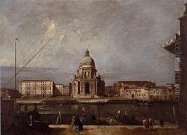 Santa Maria Della Salute Oil Painting by Francesco Albotto