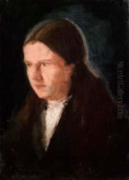 Ritratto Di Donna Oil Painting by Ambrogio Antonio Alciati