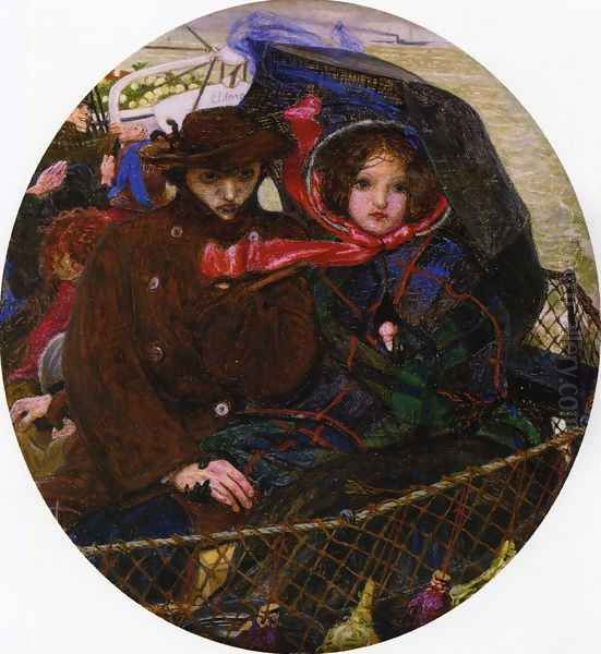 The Last of England Oil Painting by Ford Madox Brown