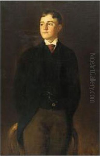 Portrait Of Henry Martin Alexander, Jr. Oil Painting by John White Alexander