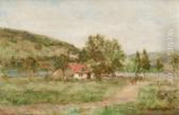 Paysage Oil Painting by Alexei Alexeivich Harlamoff