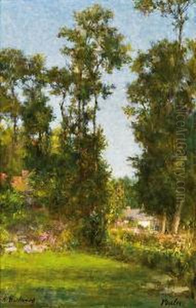 Landschaft Bei Veules Oil Painting by Alexei Alexeivich Harlamoff