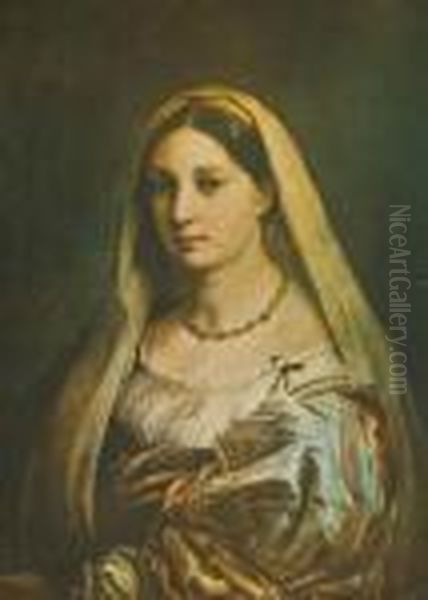 La Fornarina Di Raffaello Oil Painting by Fratelli Alinari