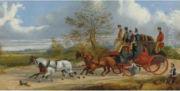 The Coach Oil Painting by Herny Jr Alken