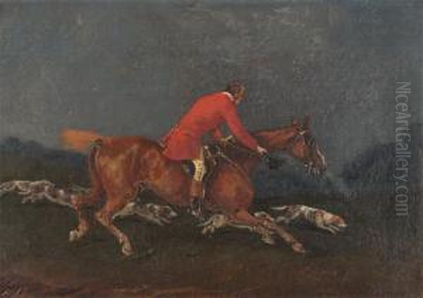 Hunting Scene Oil Painting by Herny Jr Alken