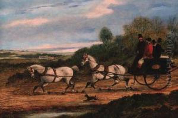 Going To The Hunt Oil Painting by Herny Jr Alken