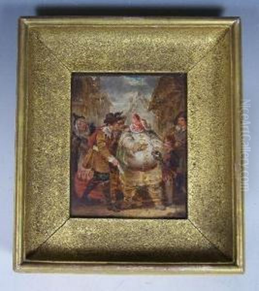 A Study Of Falstaff, King Henry Iv Oil Painting by Sir William Allan