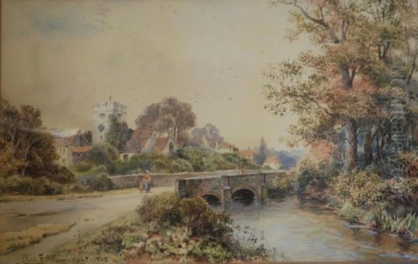 Kent Oil Painting by Charles Frederick Allbon